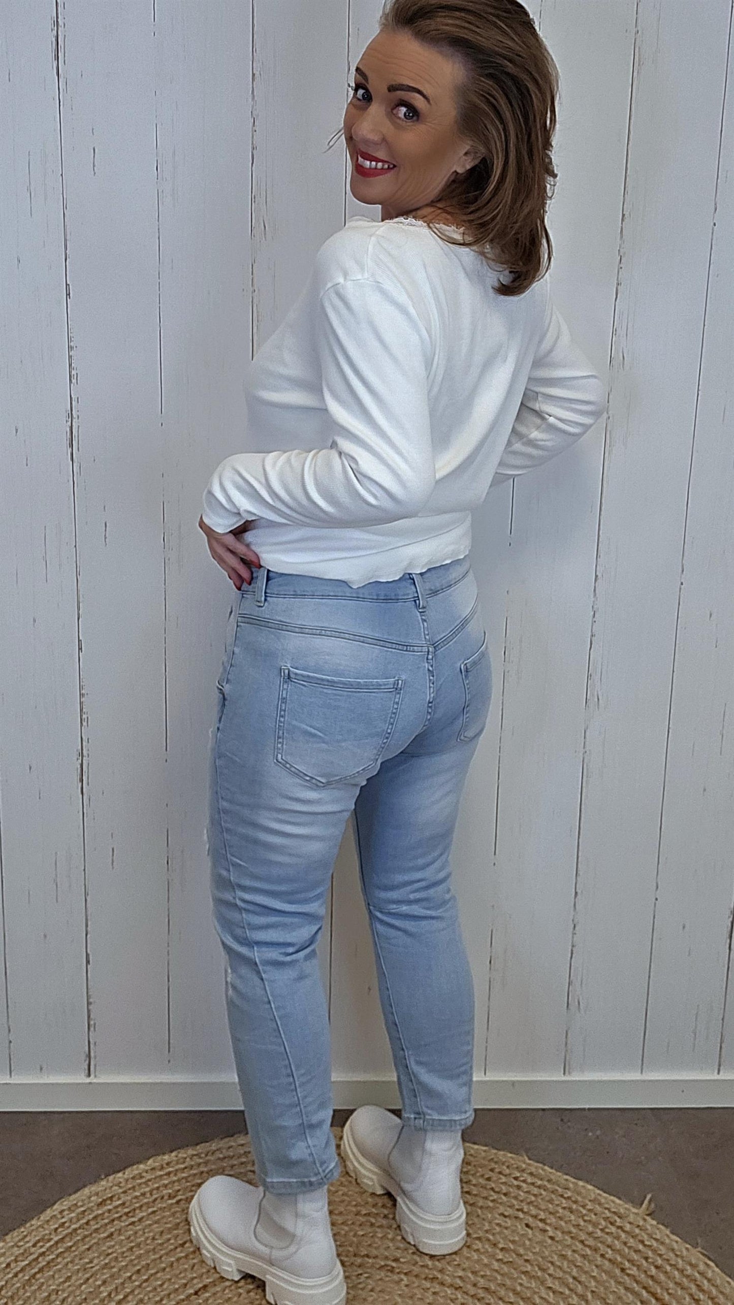 Idun jeans lys denim
