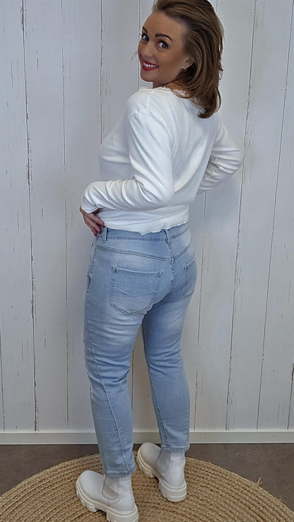 Idun jeans lys denim