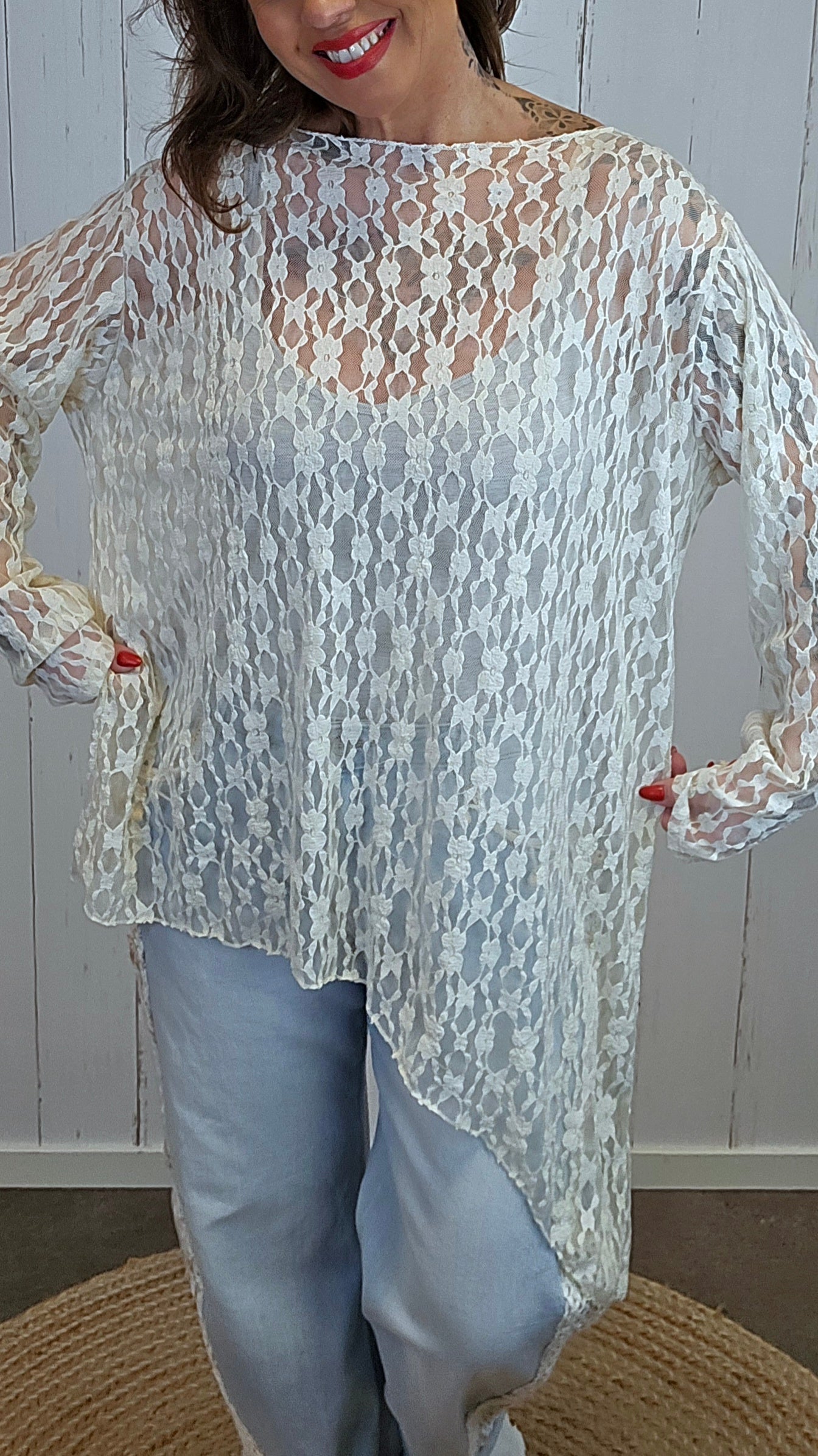 Olivia blondetopp beige