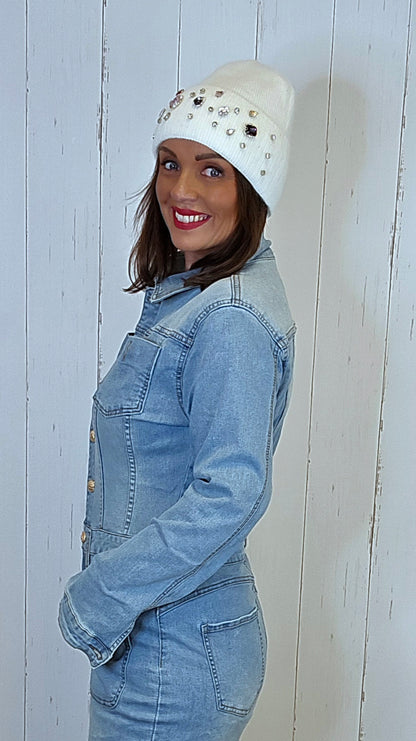 Nancy jumpsuit lys denim