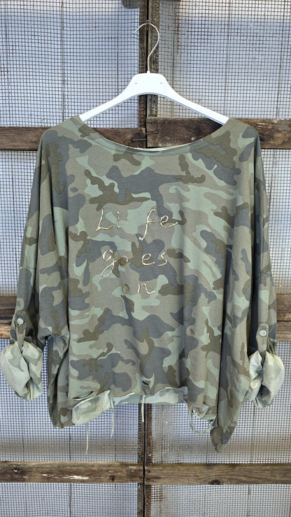Life camo topp kaki