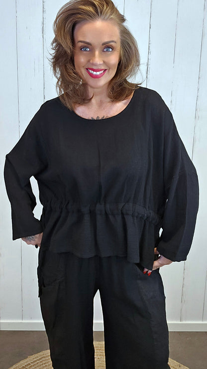 Andrea topp svart