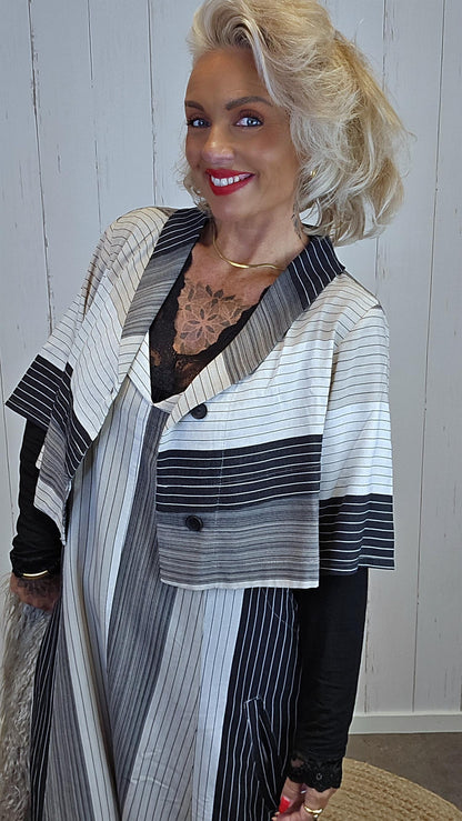 Amanda jakke striper