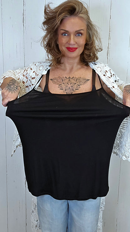 Klara singlet Svart