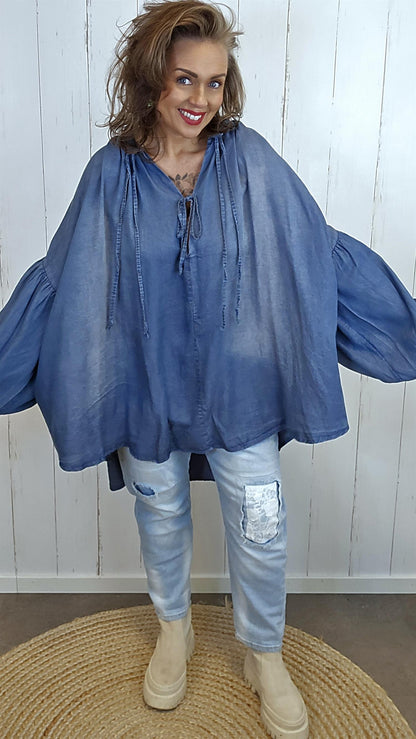 Weronica bluse blå