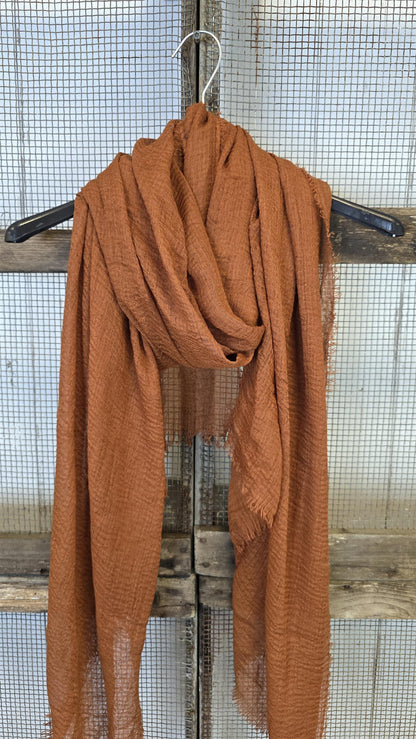 Izzy skjerf terracotta