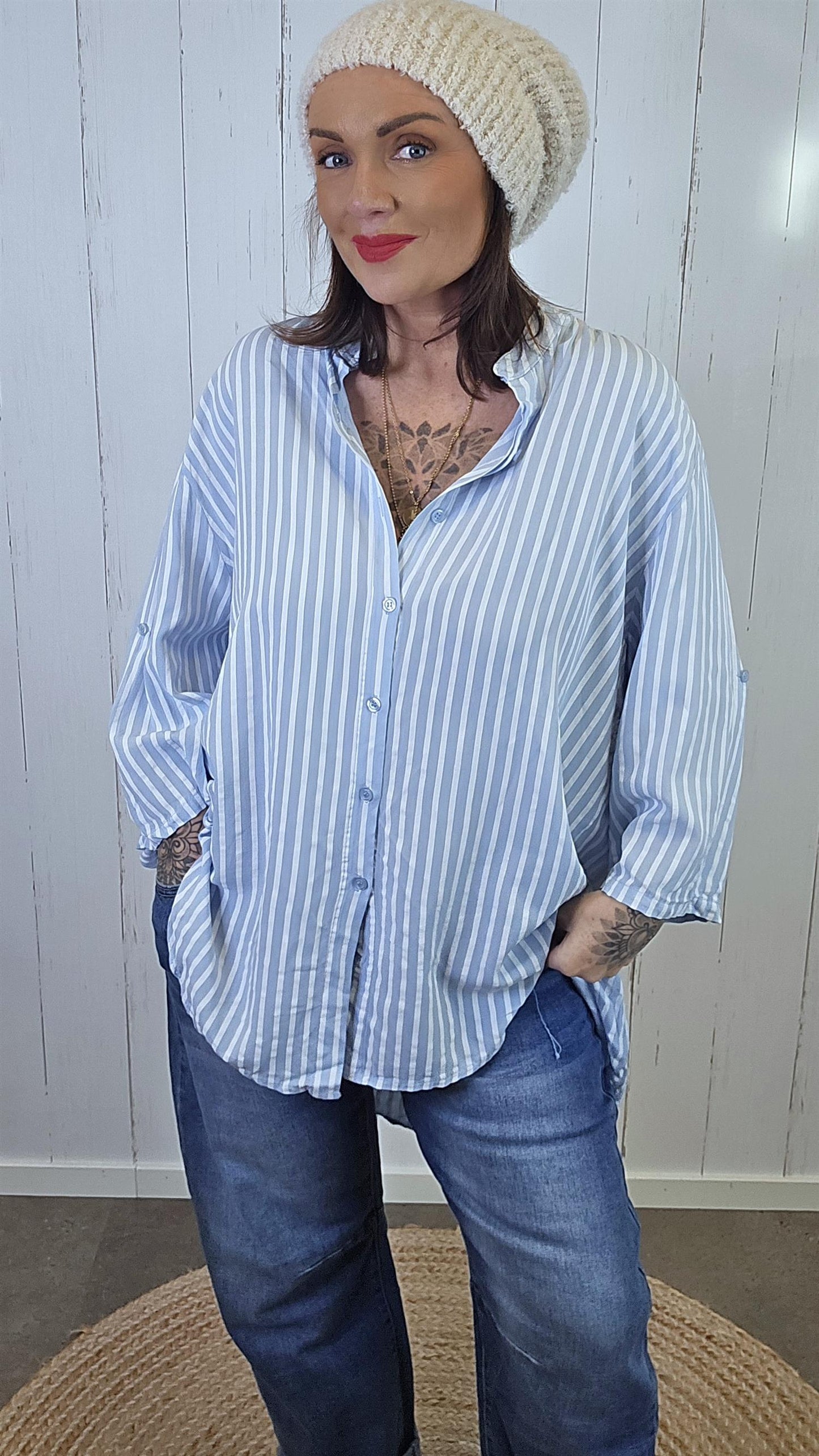 Mila skjorte blå
