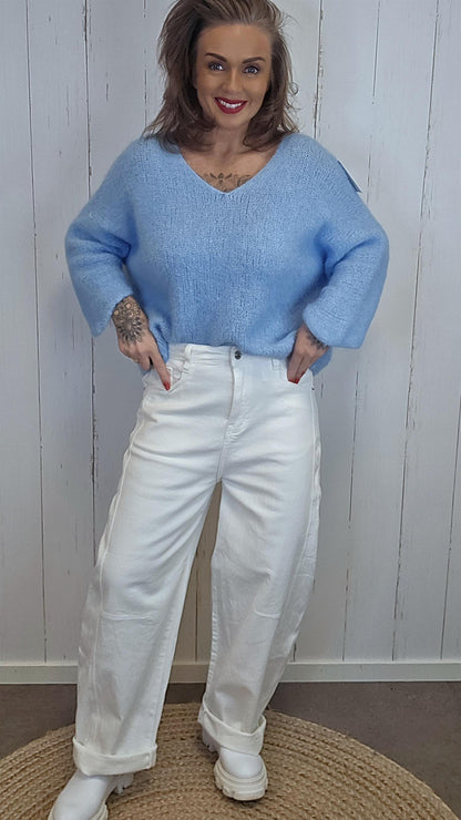 Karostar Barrel jeans offwhite