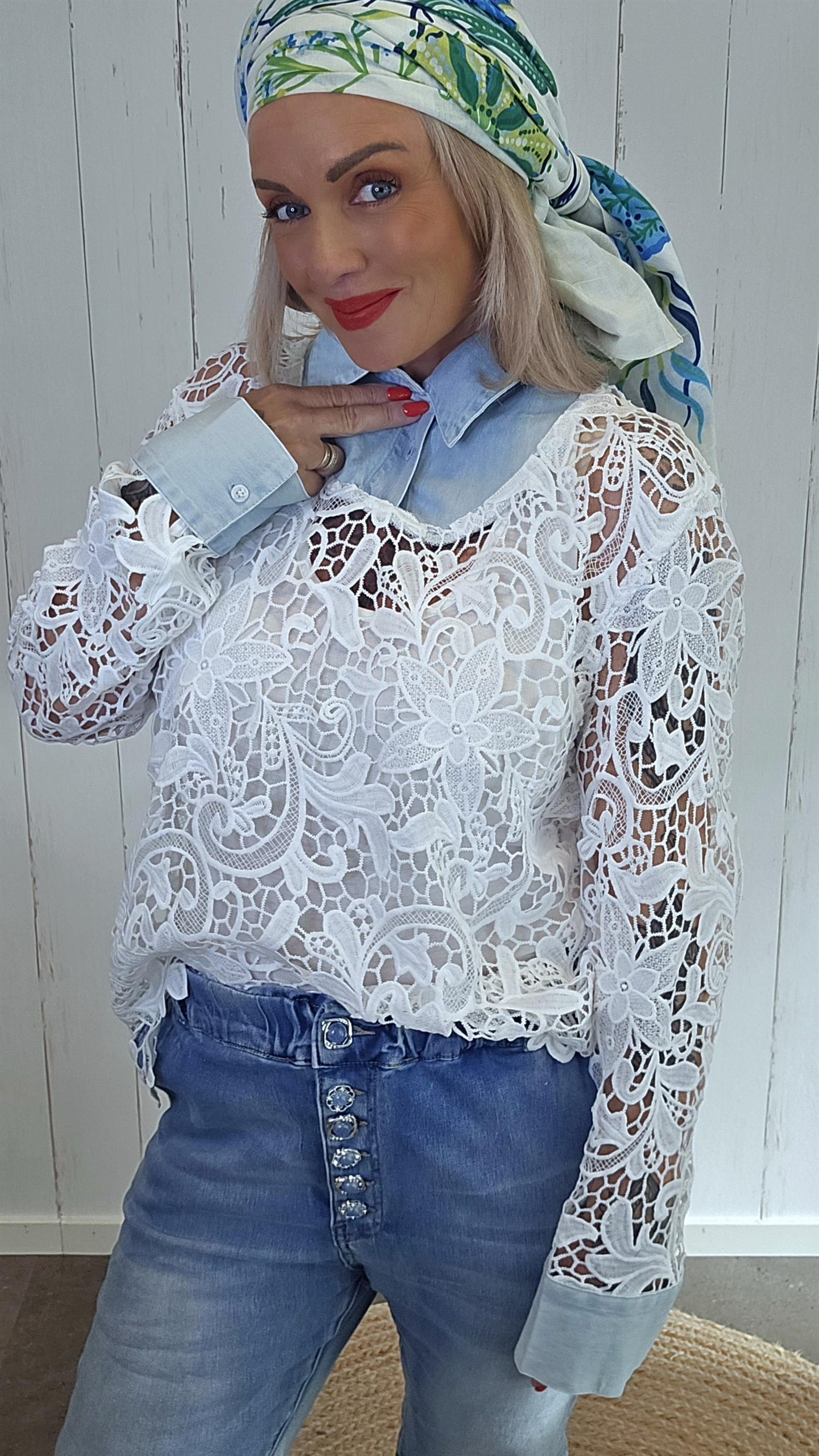 Kayla blonde topp