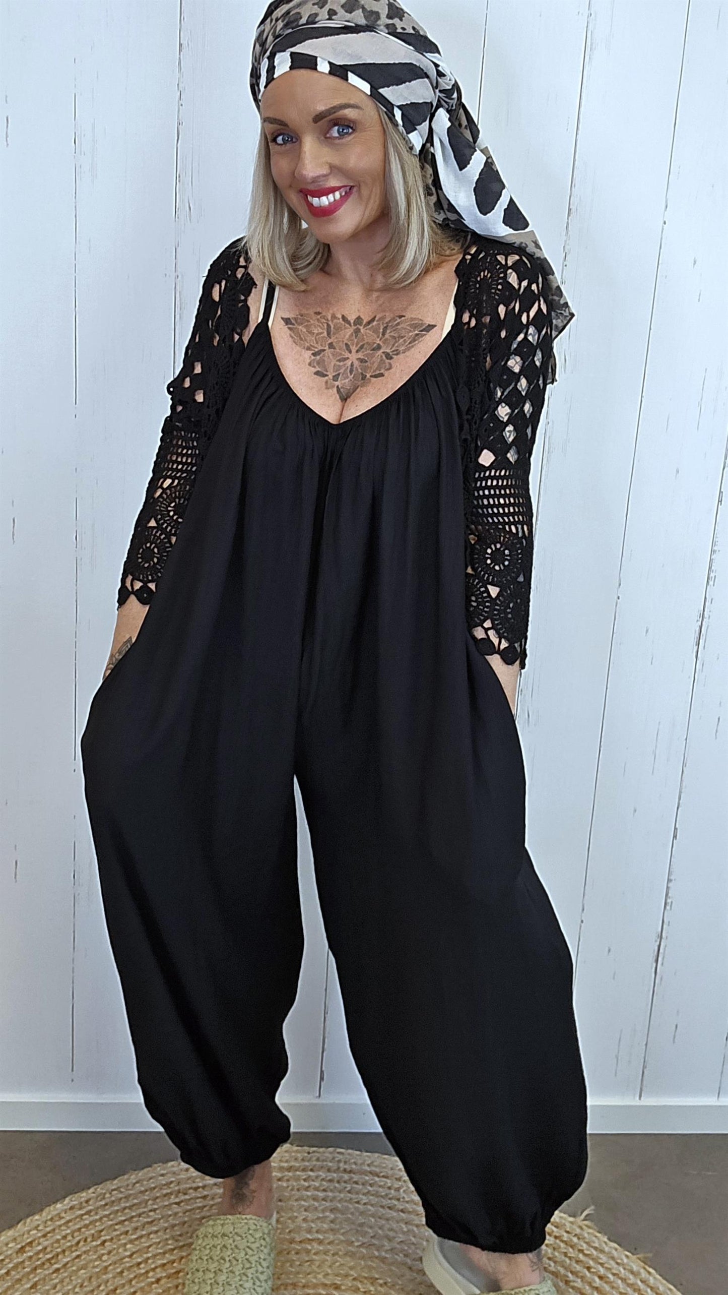 Nora jumpsuit svart