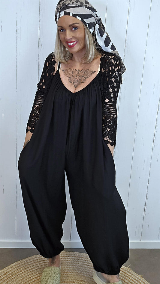 Nora jumpsuit svart
