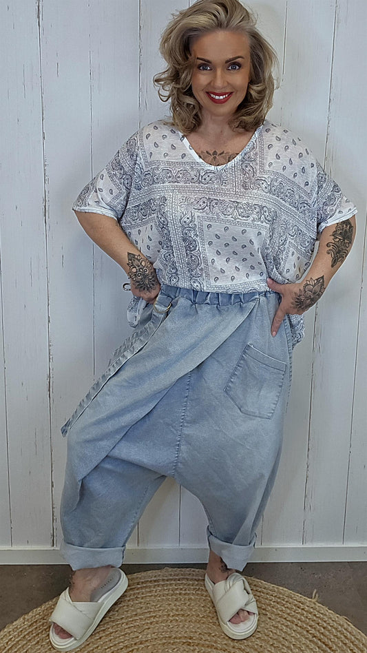 Nille harem denim bukse