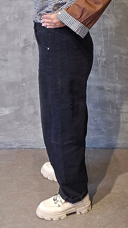 Mari baggy jeans svart