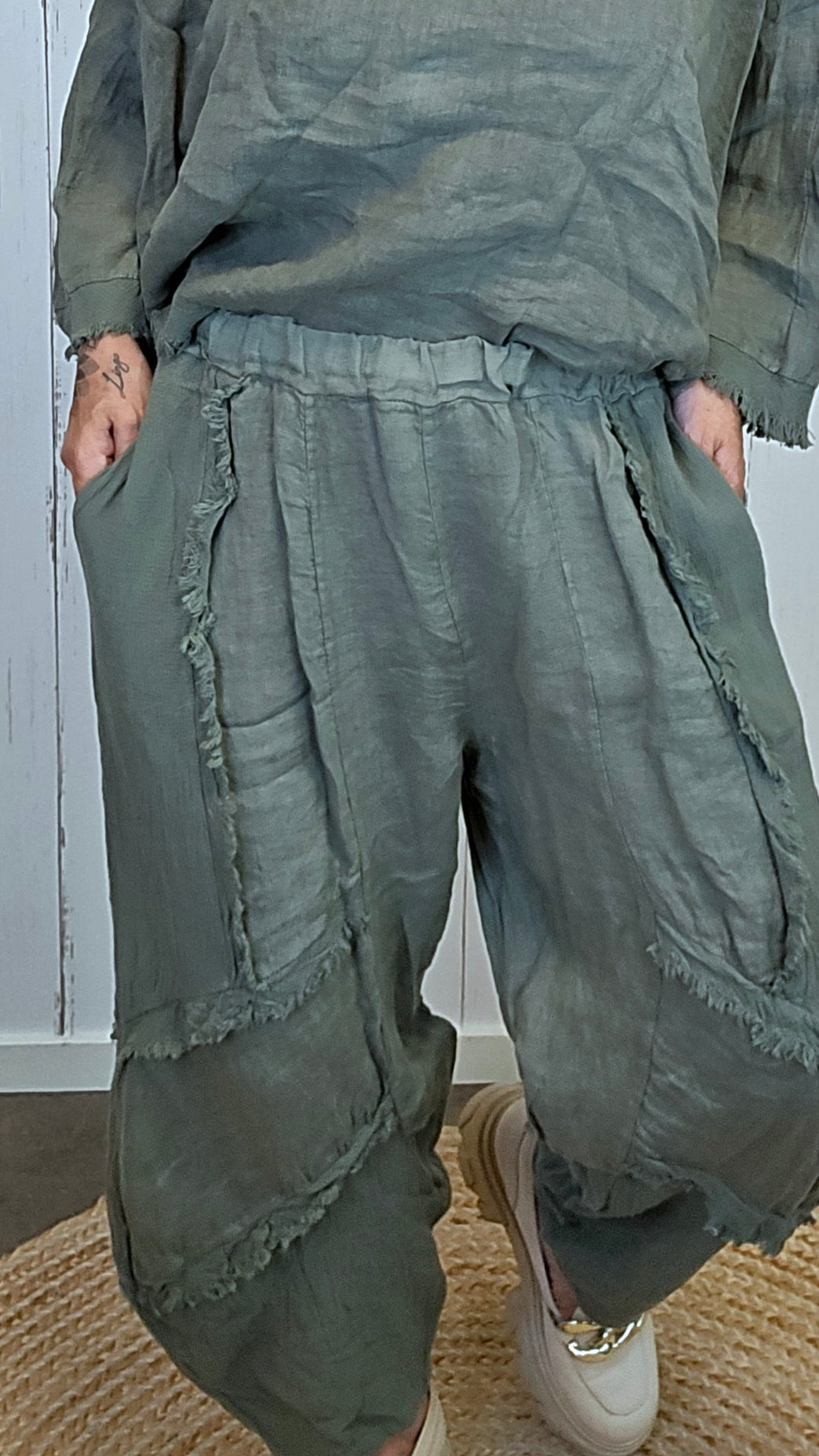 Tamara baggy bukse kaki