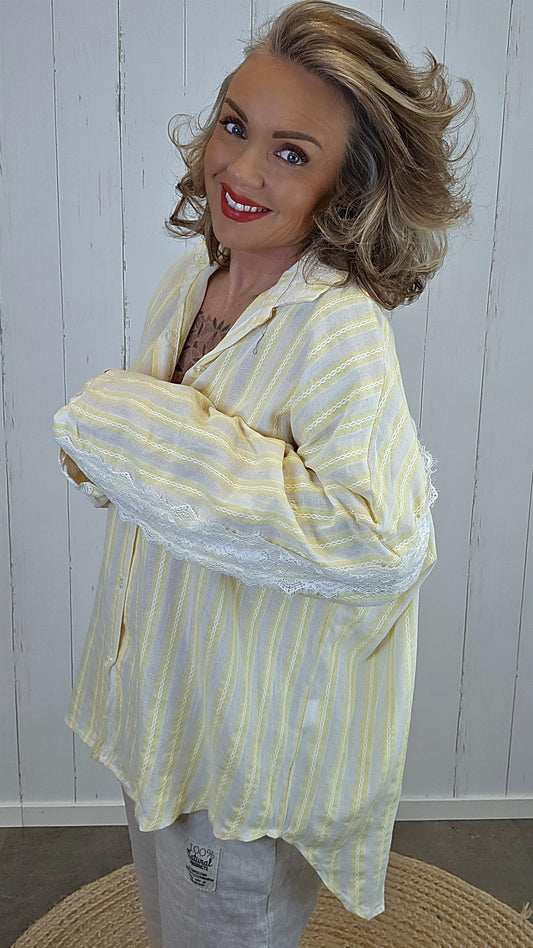 Petra skjorte gul
