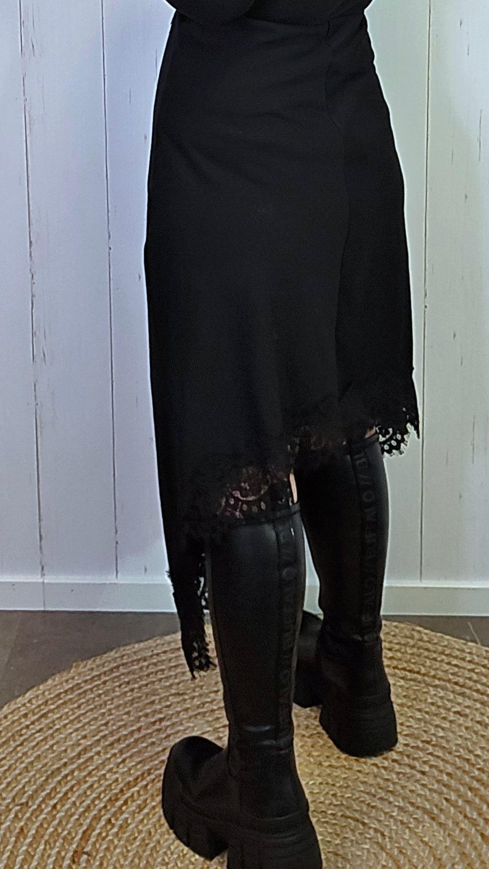 Lina Blondeskjørt Sort