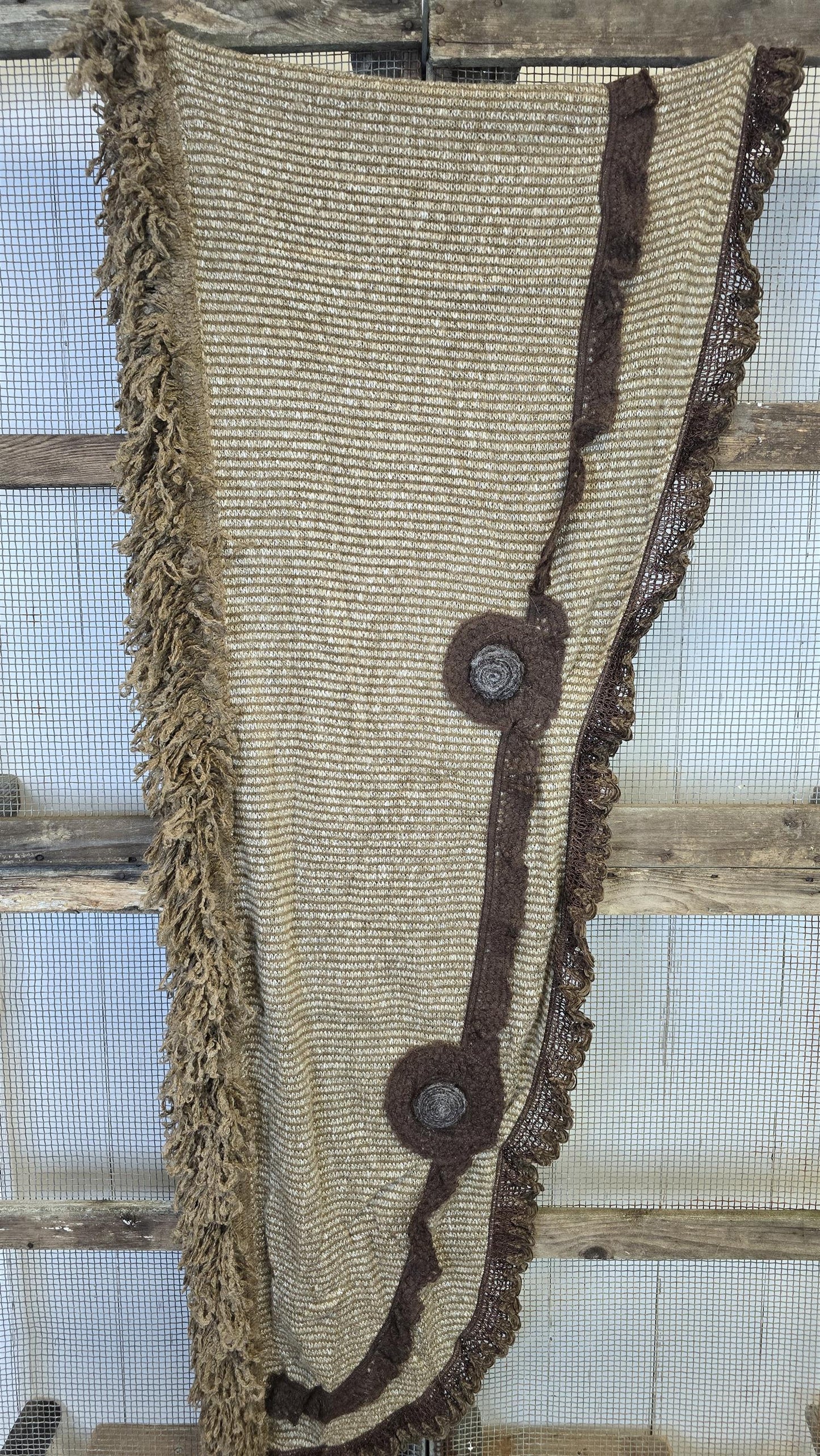 Esperanza skjerf taupe
