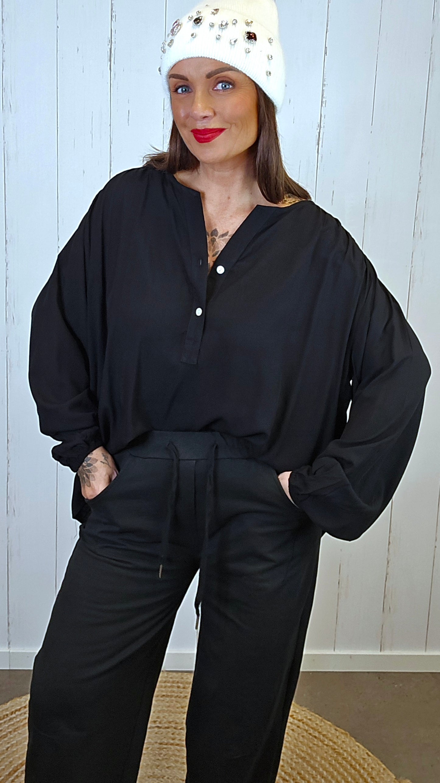 Catarine bluse svart