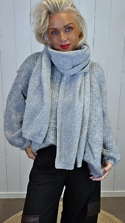 Zara skjerf grå