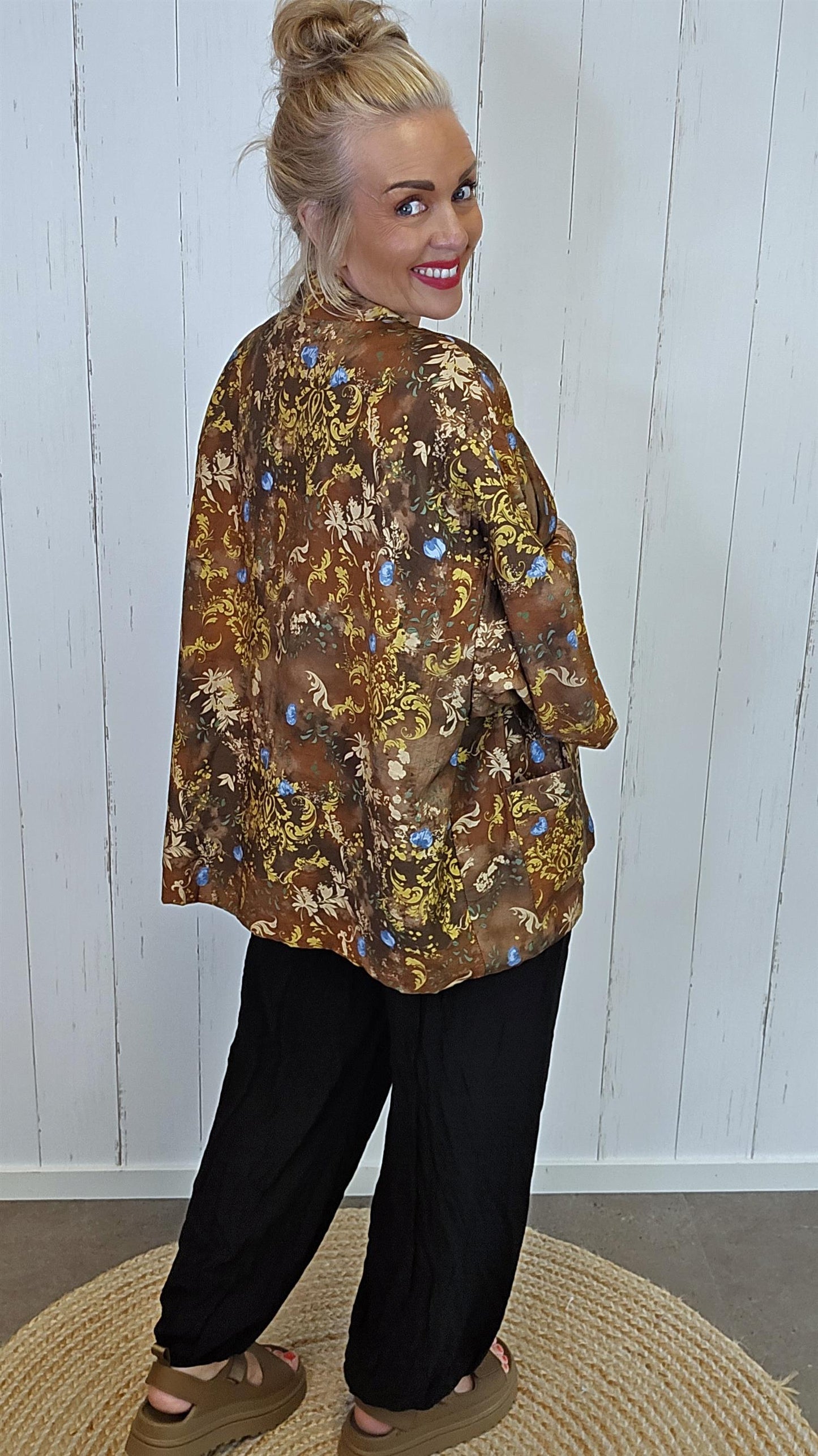 Charlie kimono med lommer