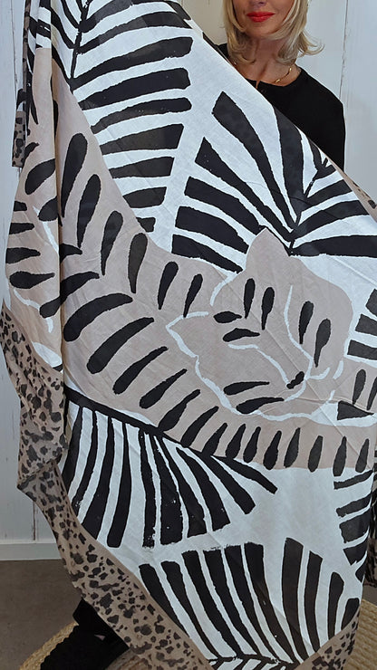 Wendy skjerf taupe