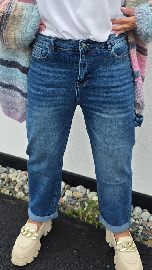 Rebekka jeans mørk blå