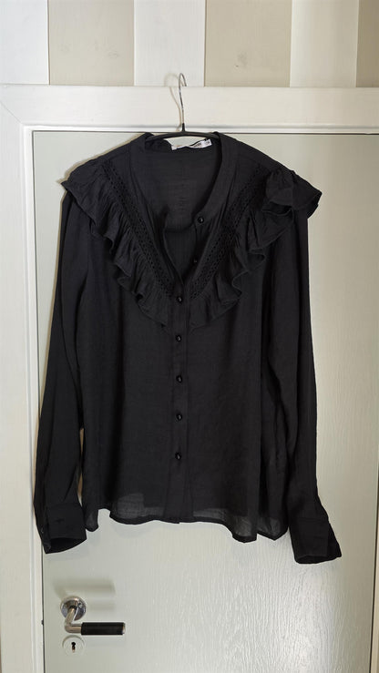 Amelia skjortebluse svart