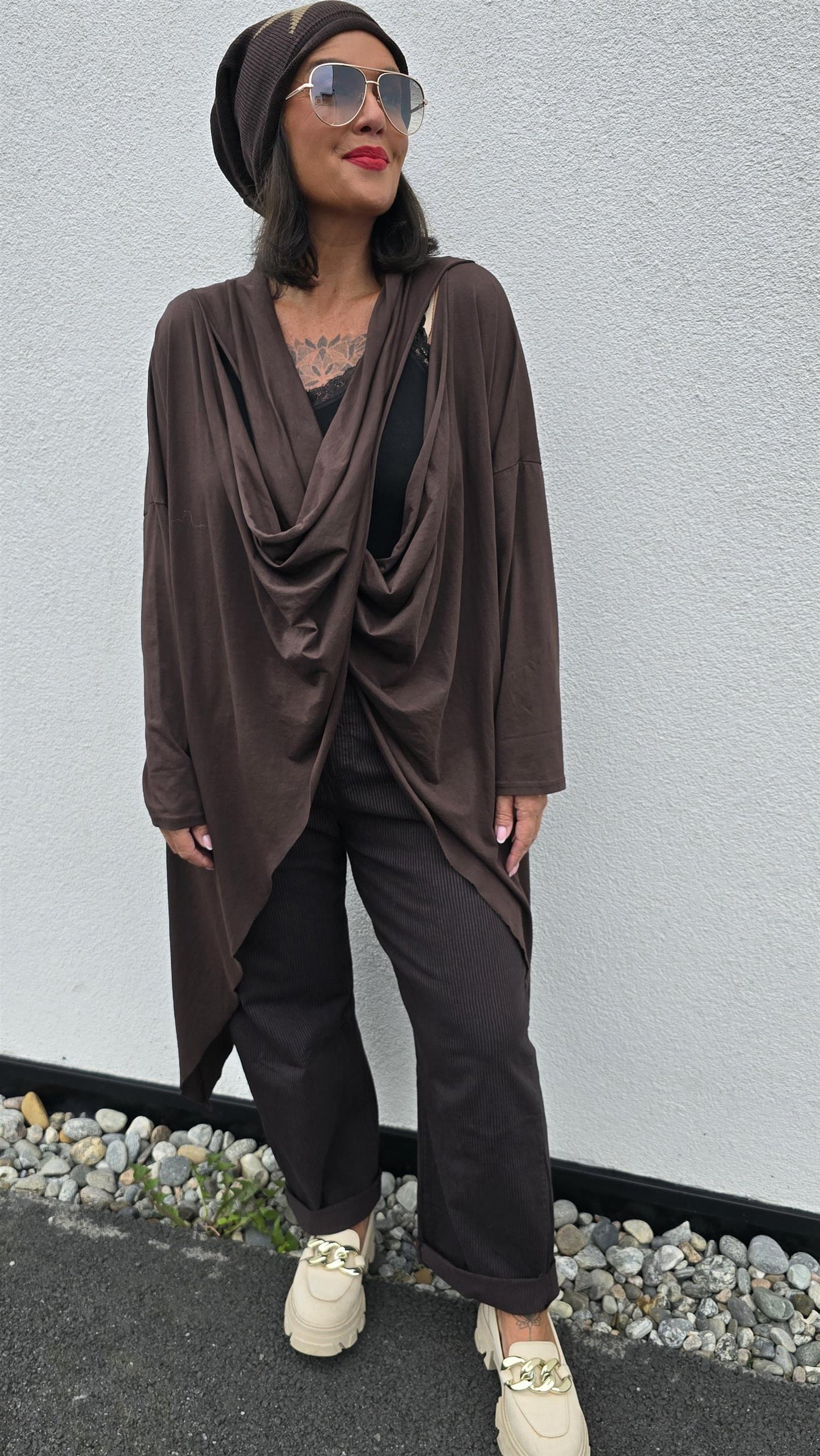 Natacha tunika brun
