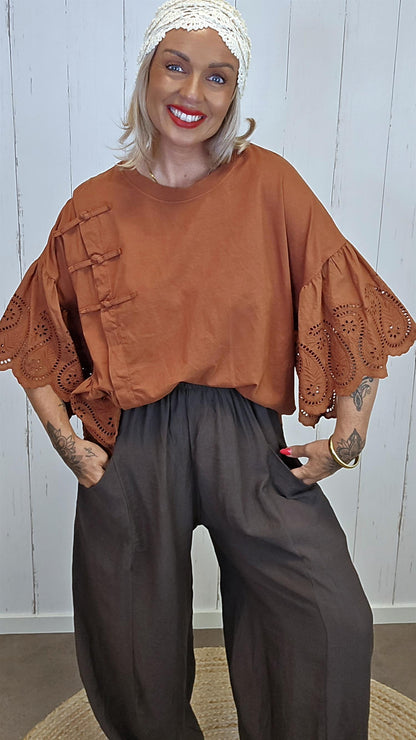 Amalia topp rust