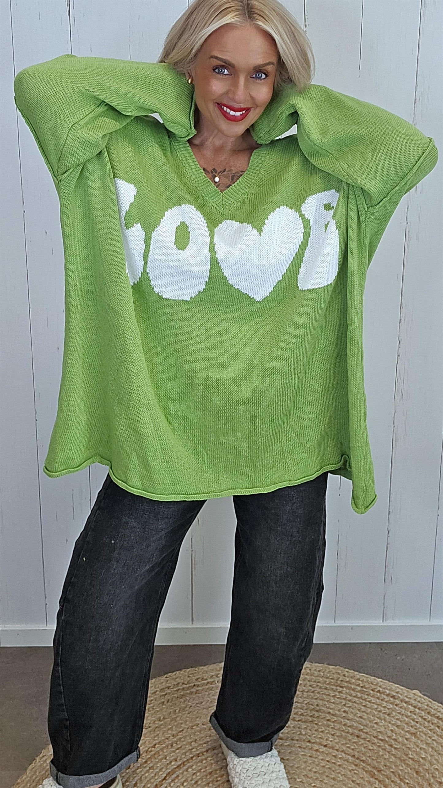 Love genser grønn