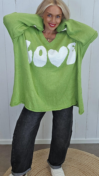 Love genser grønn