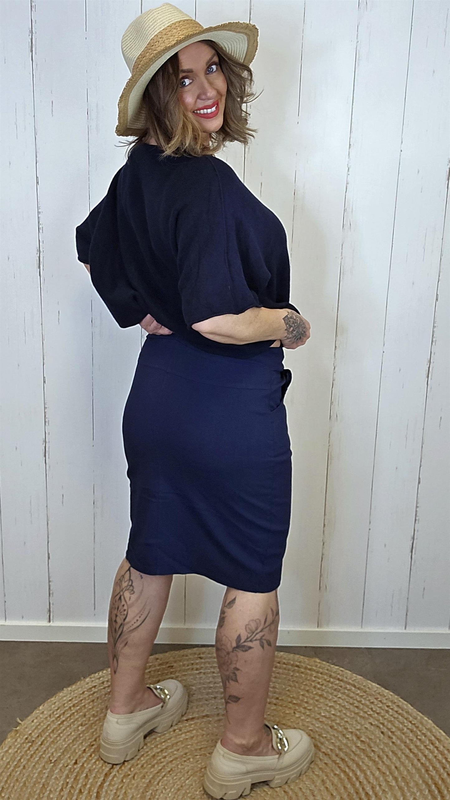 Liva skjørt navy