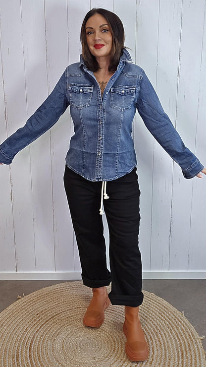 Elisa denimskjorte