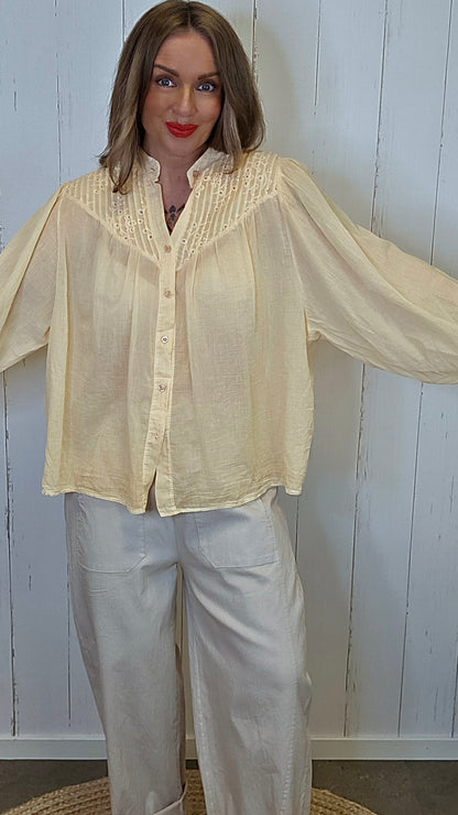 Alma skjorte Dus Orange