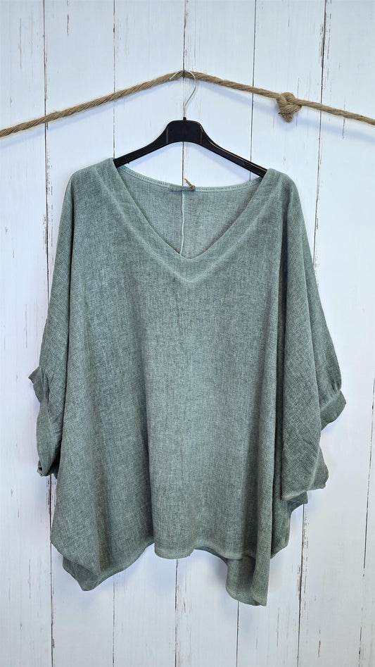 Tara topp lys grønn