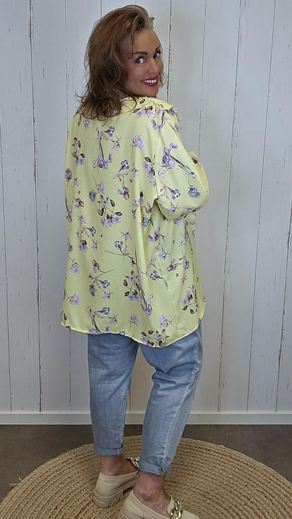 Signe bluse skjorte gul