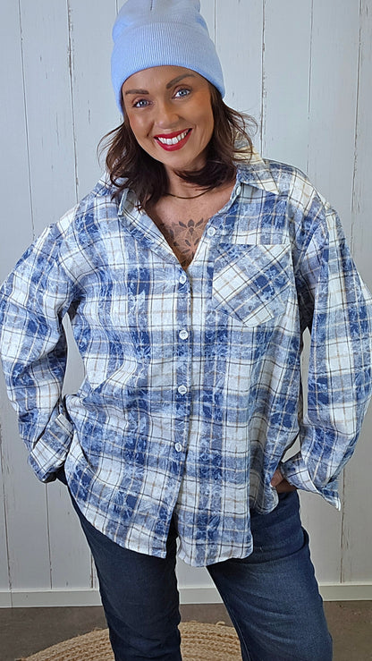 Stella Rute Skjorte blå