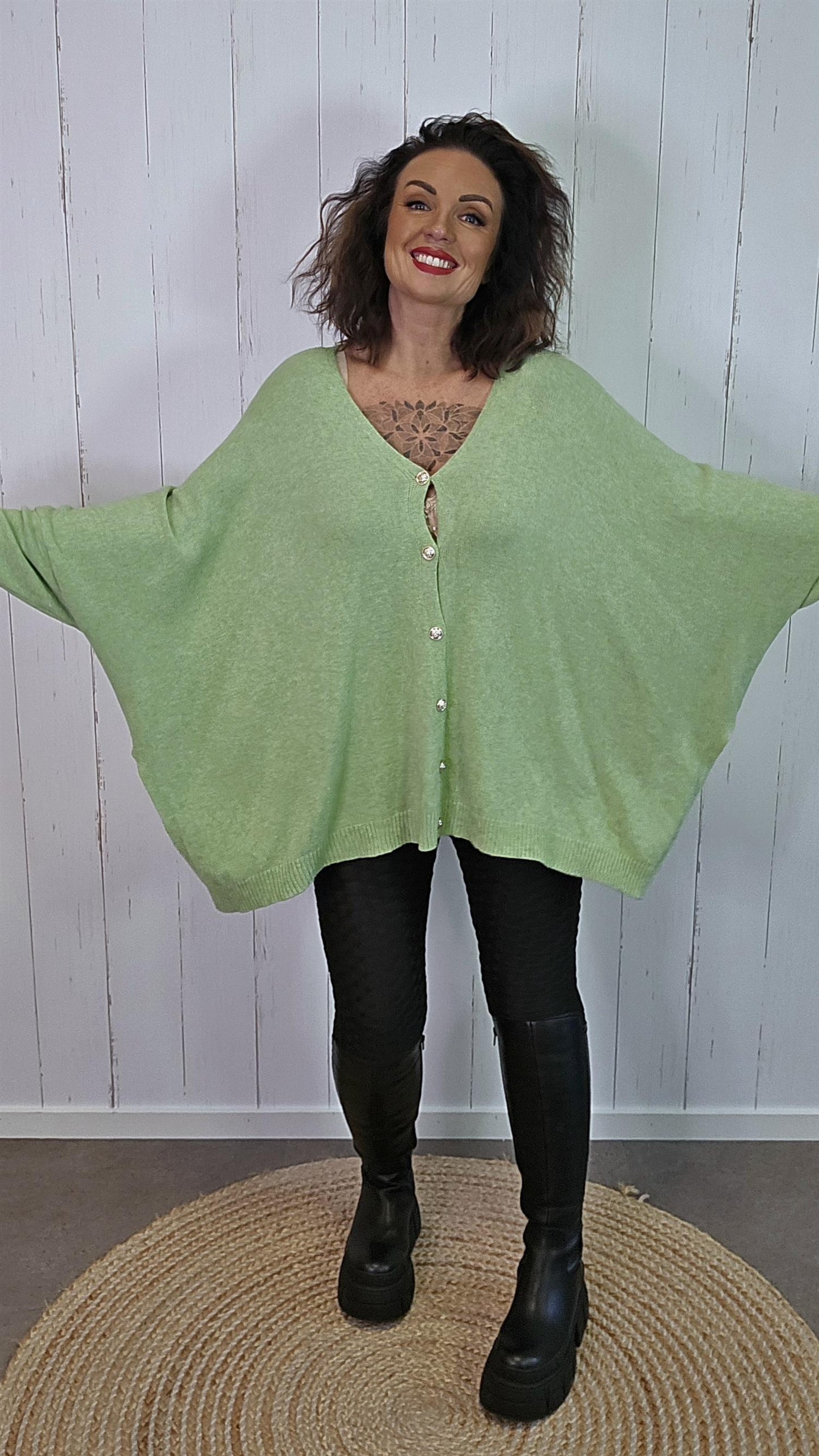 Enya cardigan grønn