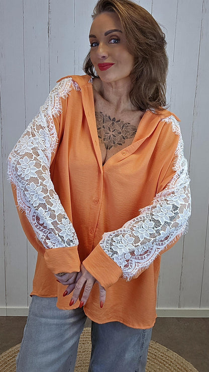Dominika skjorte orange