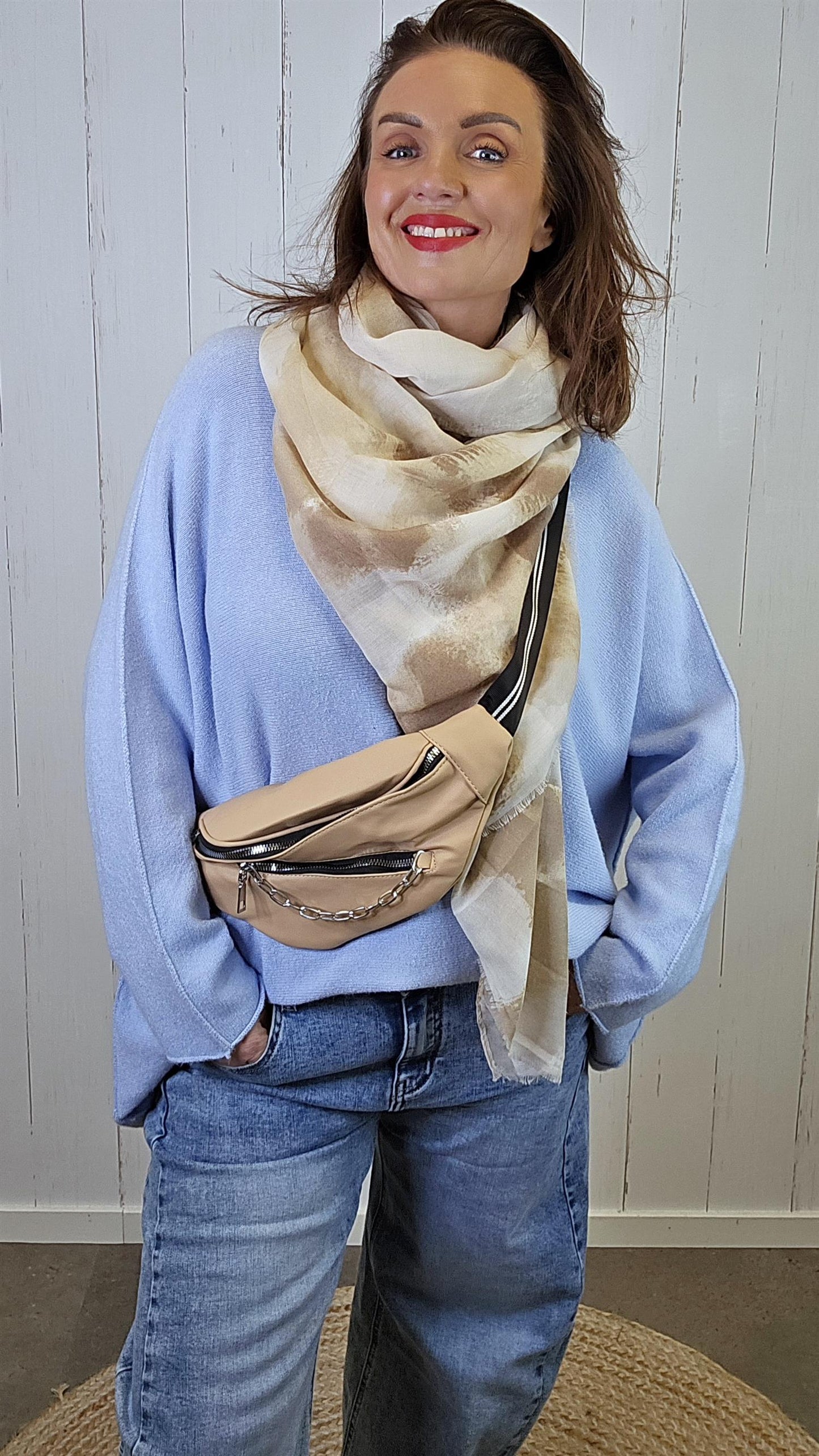 Julia belte veske camel