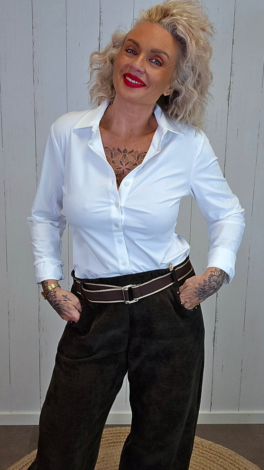 Betty easy wear skjorte hvit