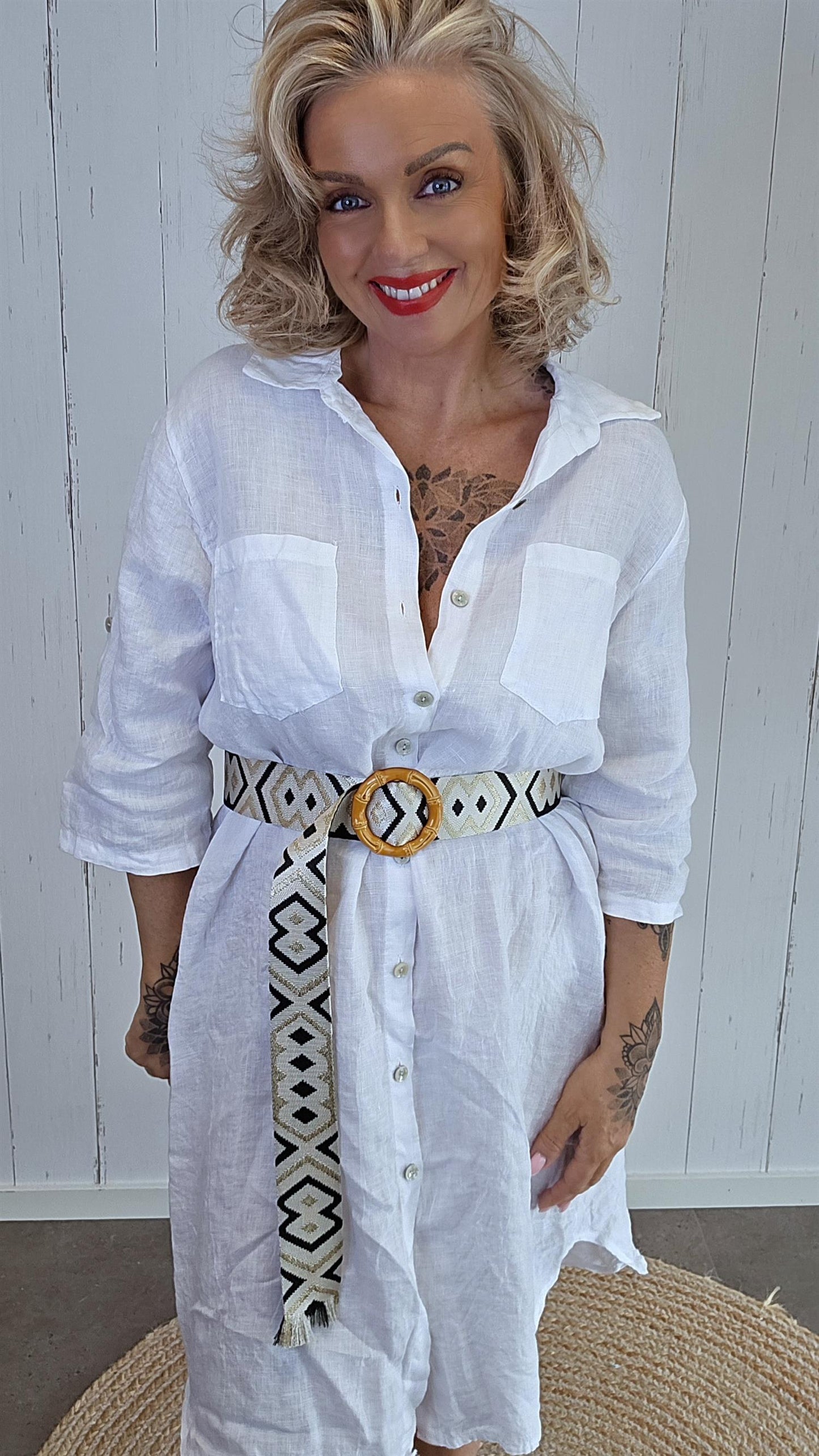 Bohemian belte svart