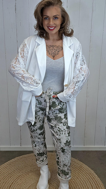 Tonje blazer offwhite