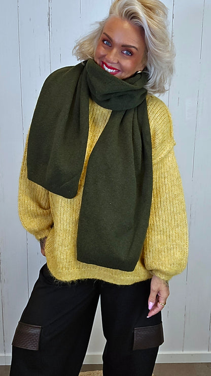 Zara skjerf kaki