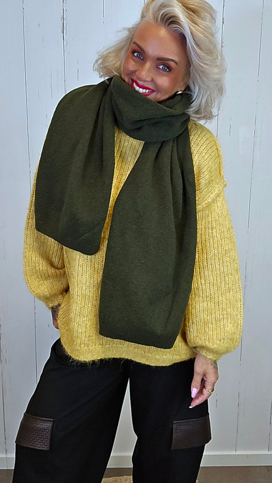Zara skjerf kaki