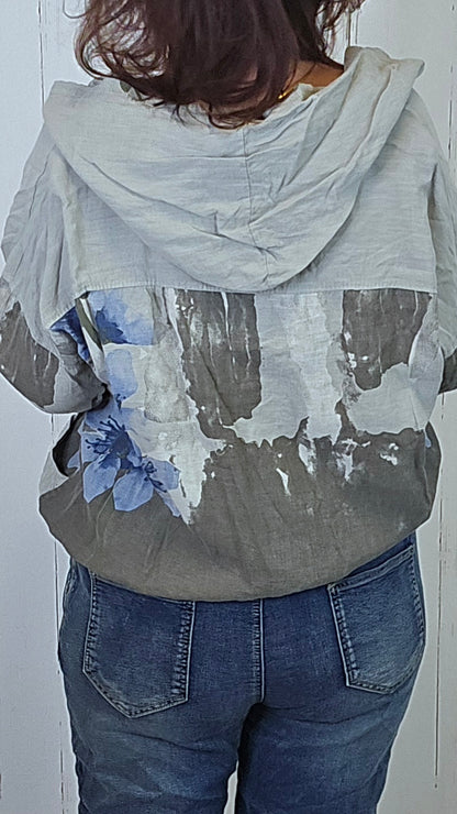 Amalie Linjakke Gråblomst