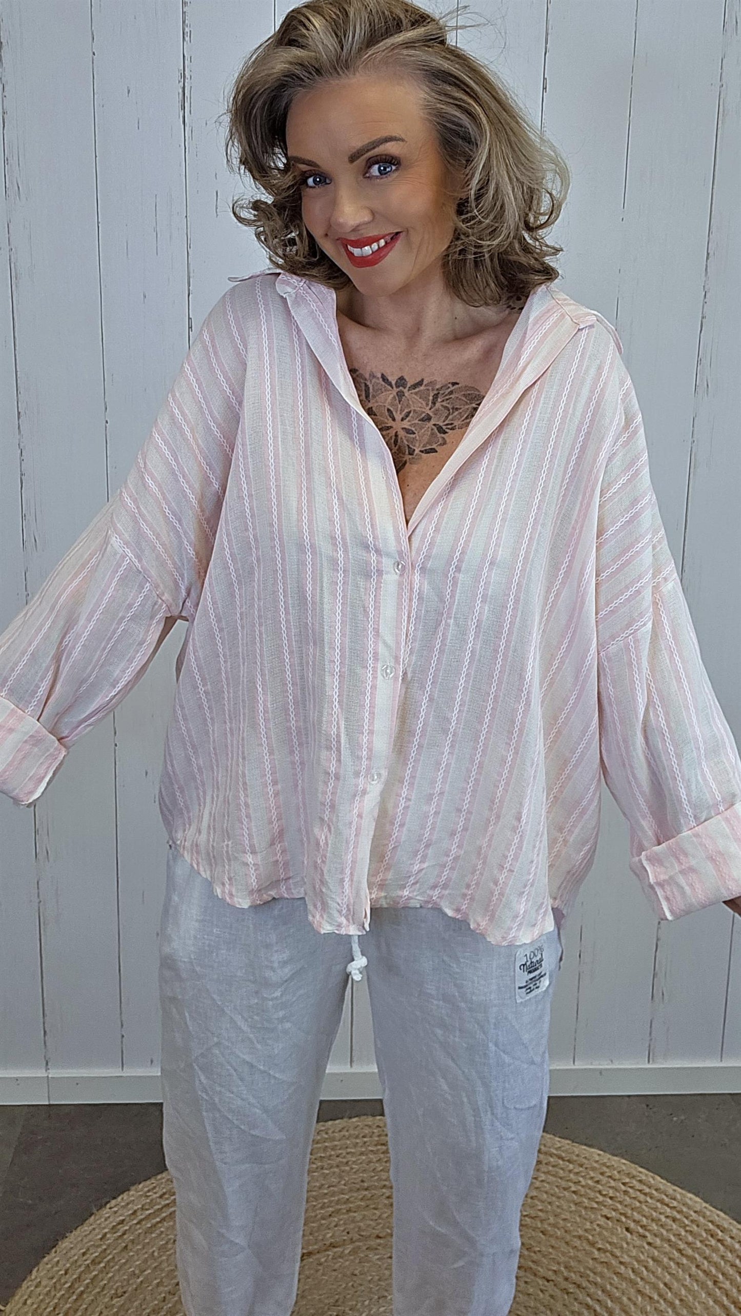 Petra skjorte rosa