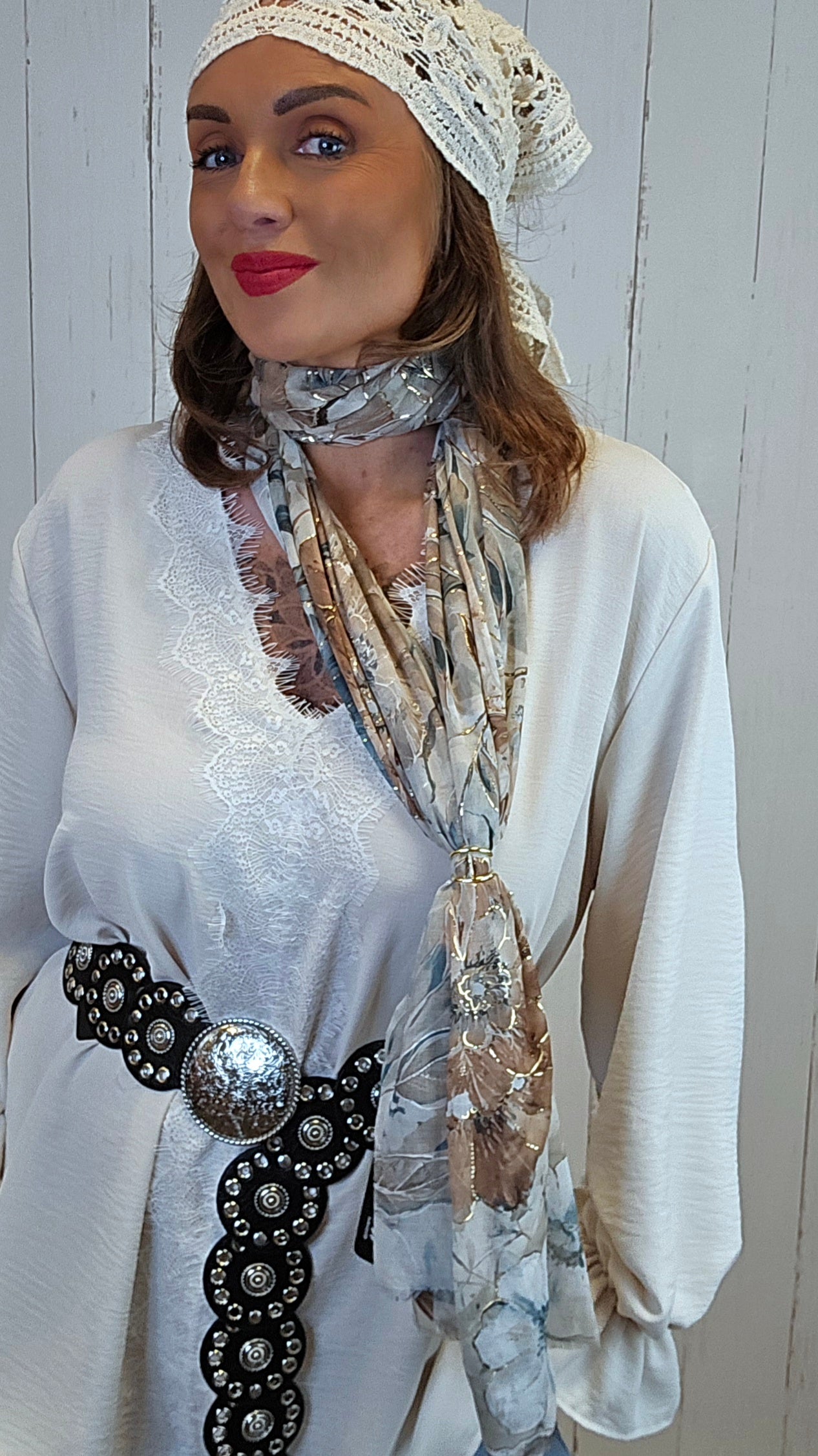 Stine skjerf ring gull