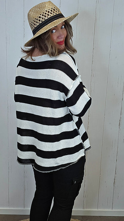 Tiril genser svart