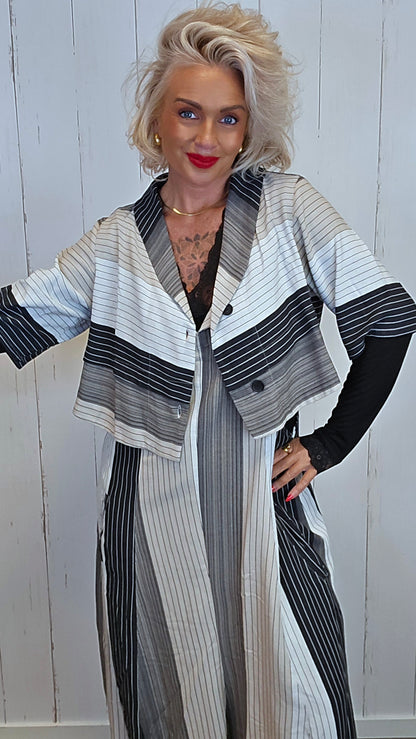 Amanda jakke striper